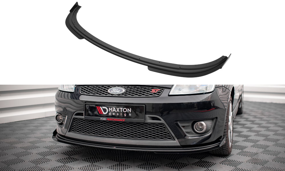 Voorspoiler met Canards Street Pro Ford Fiesta ST MK6 Maxton