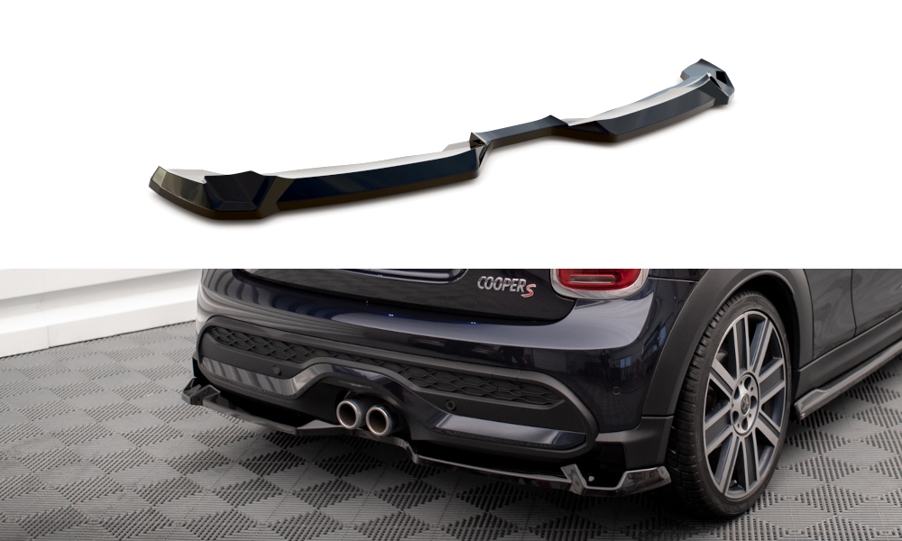 Diffuser Mini Cooper S F56 Facelift 2022 - Maxton Glans Zwart
