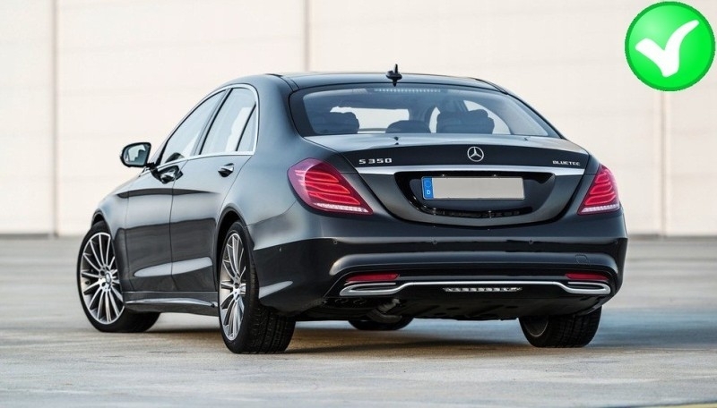 Diffuser Mercedes S-Klasse W222 AMG S63 Zwart
