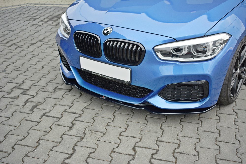 Voorspoiler BMW 1-Serie F20/F21 Facelift M-Power V1 Gloss Black