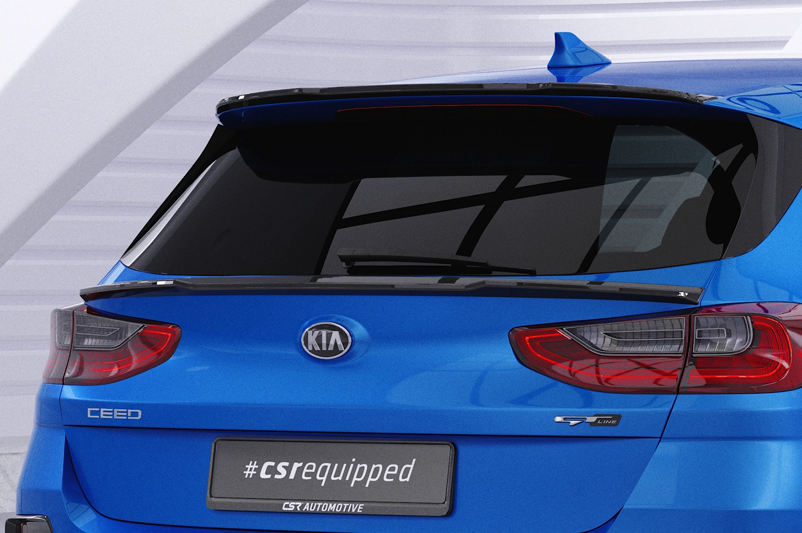 Achterspoiler Kia Ceed (CD) Glans Zwart – CSR Design