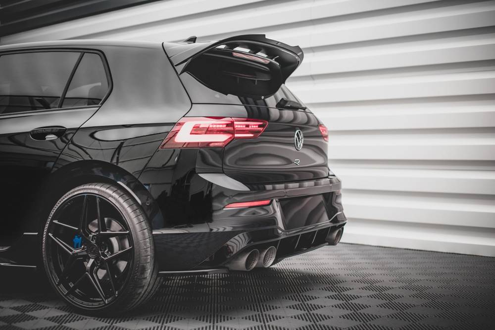 Diffuser Volkswagen Golf 8 R Maxton Glans Zwart