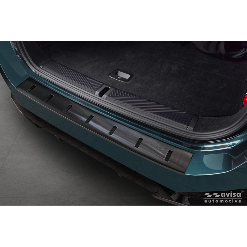 Avisa Zwart RVS Achterbumperprotector  BMW 5 Serie Touring (G61) 2024- incl. M-Sport 'STRONG EDITION'