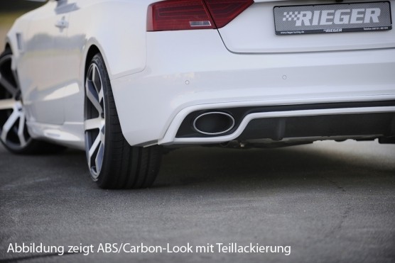 Achterbumperaanzet Audi A5 B8/B81 S-line Rieger Glanzend 11-