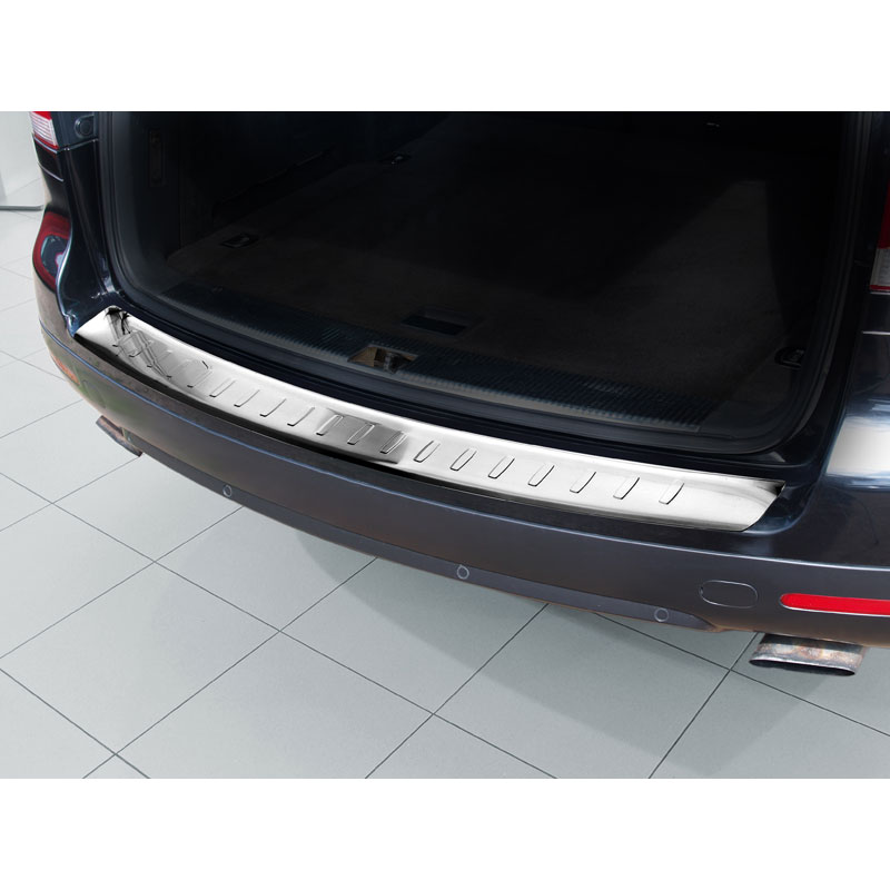 RVS Achterbumperprotector  Volkswagen Touareg 2007-2010 'Ribs'