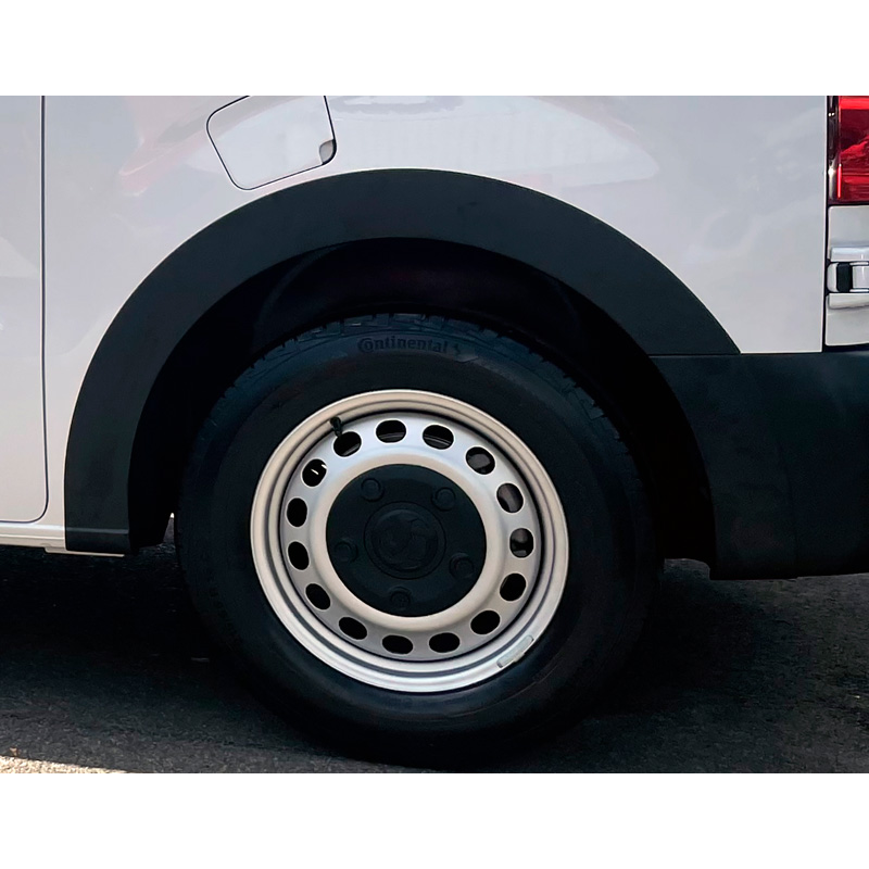 RGM Spatbordverbreders  Citroen Jumpy excl. XS & Peugeot Expert 2016- excl. Compact  & Opel Vivaro SWB 2019- - Zwart