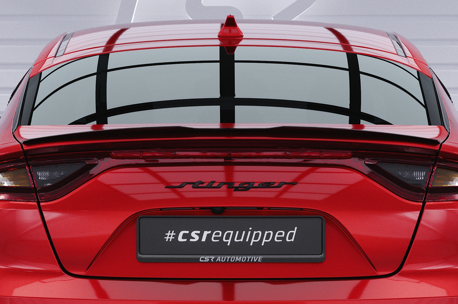 Achterspoiler Kia Stinger GT glans zwart 2017– van CSR Automotive