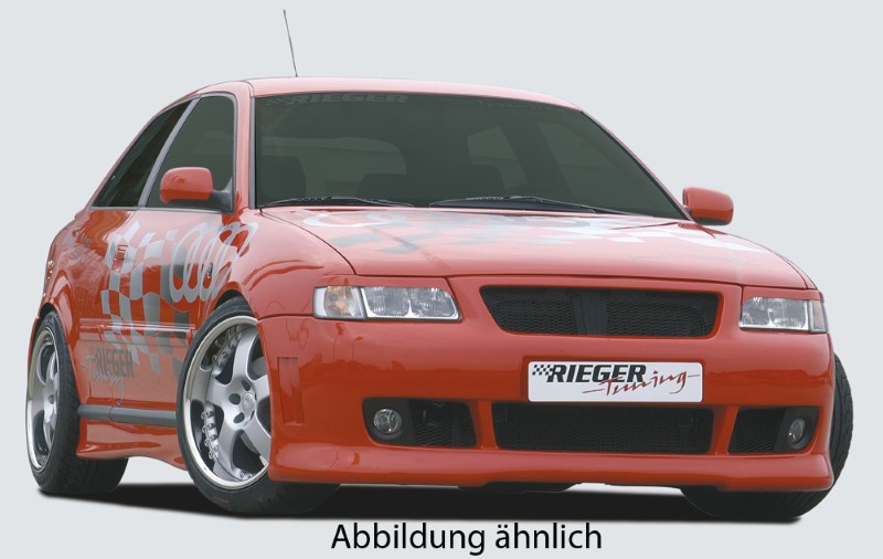 Voorbumper Audi A3 8L S3-Look met aluminium gaas ABS Rieger