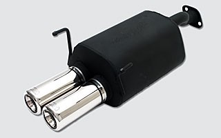 Einddemper Honda Civic (Sedan/coupe) 1992-1996 RVS 145x75mm Ovaa