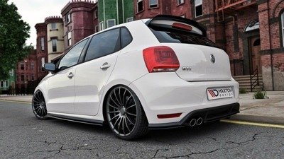 Zijskirts VW Polo MK5 GTI FACELIFT Glans Zwart