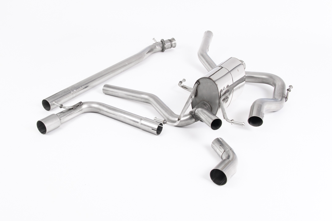 Suzuki Swift Sport 1.4 BoosterJet Cat Back System with GT-115 Titanium Trims - Non Res (Louder)