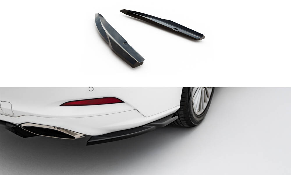 Achterzij Spoilers Ford Focus Vignale MK4 Maxton Glanzend zwart