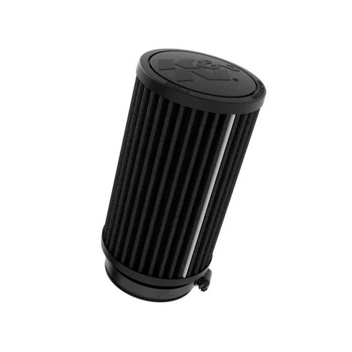 K&N Universeel Dryflow Zwart Luchtfilter Rond 64mm aansluiting, 89mm diameter, 152mm hoogte (RU-3131HBK)
