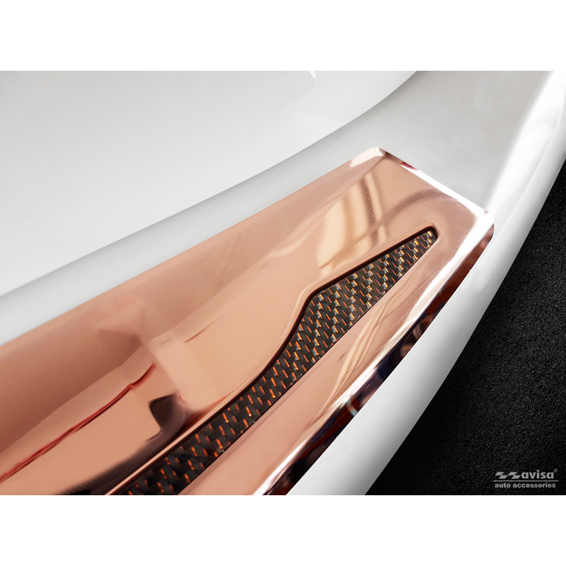 RVS Achterbumperprotector 'Deluxe'  BMW X5 G05 M-Pakket 2018- 'Performance' excl. M-Competition Koper/Koper Carbon