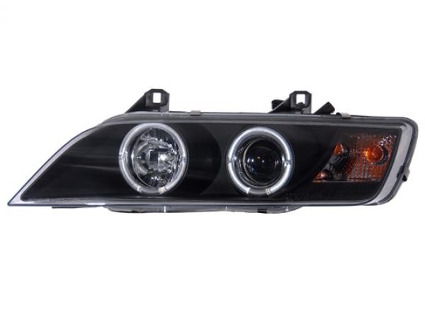 Faros BMW Z3 Angel Eyes negro