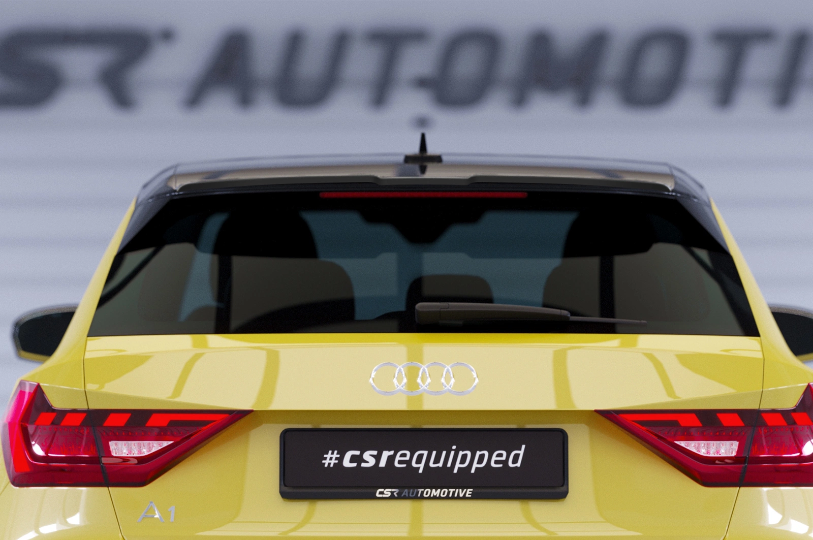Achterspoiler Audi A1 GB – Glans Zwart (2018–)