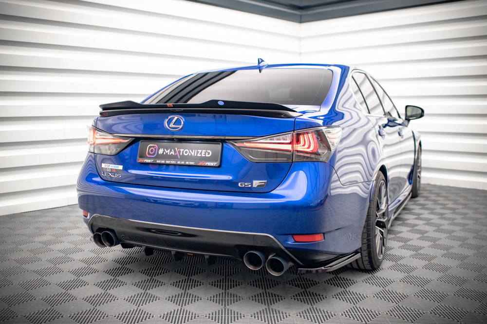 Diffuser Lexus GS F Mk4 FL Maxton Glans Zwart