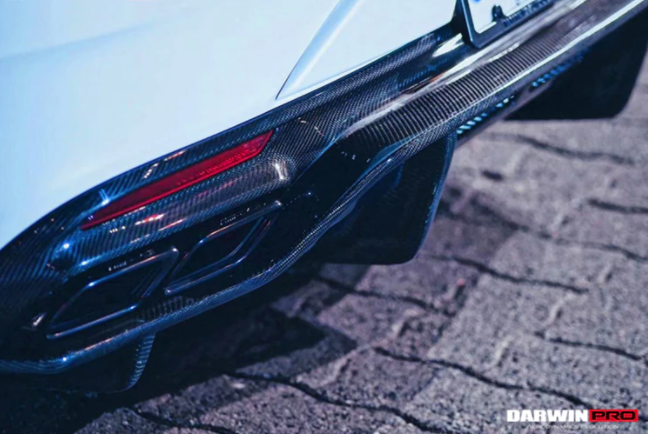Mercedes Benz C217 S63/S65 AMG Coupe BKSS Style Carbon Fiber Diffuser 2014-2021