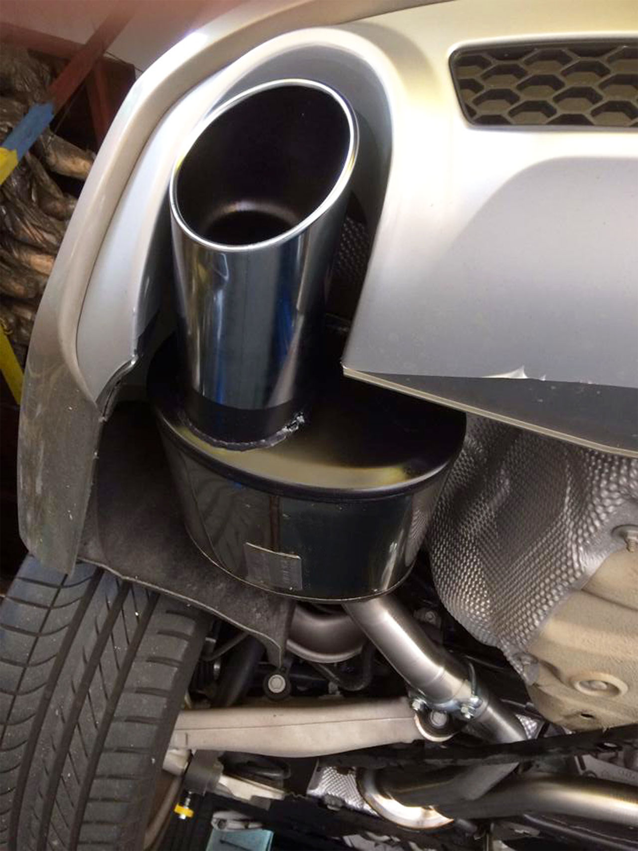 AUDI A6 C7 4G (Sedan + Avant) QUATTRO 3.0 BiTDI V6 (313 Hp) 2012 -> 2014 Rear exhaust Left O100