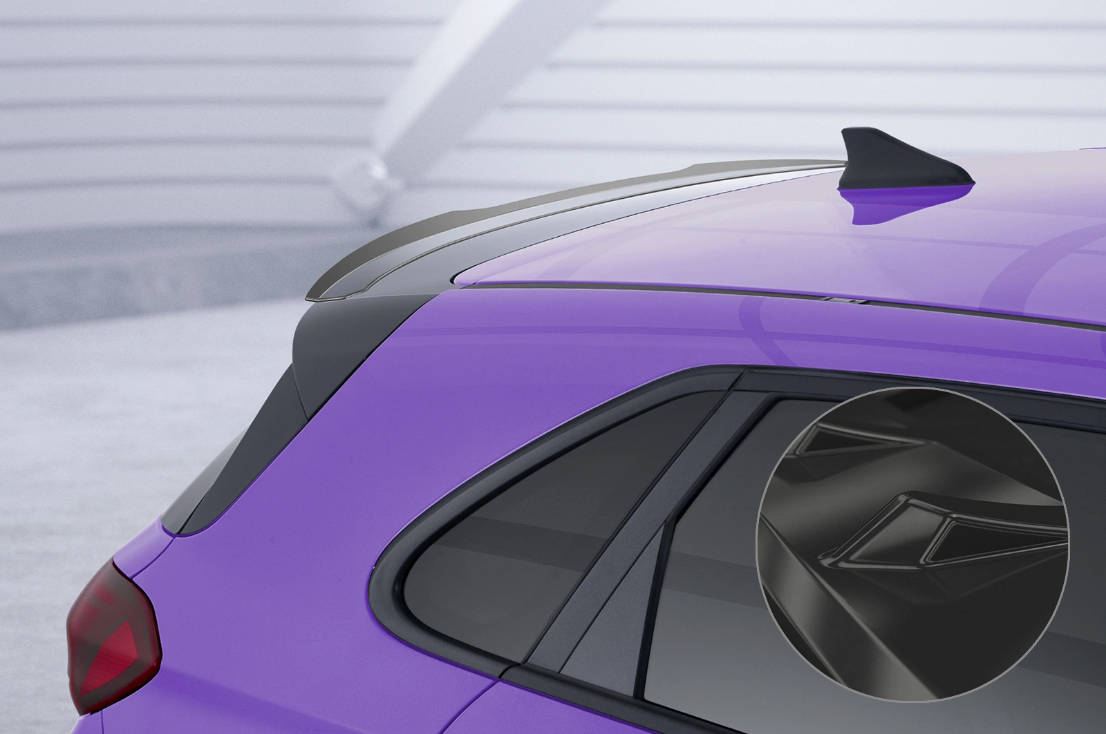 Achterspoiler Hyundai i30 PD glans zwart 2017– van CSR Automotive