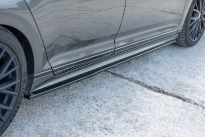 Zijskirts VW Passat R-Line B8 Glans Zwart