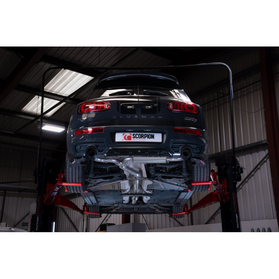 Mini Clubman F54 Cooper S 15-18 Non-GPF Model (excl. All4) Resonated Cat-Back System Scorpion