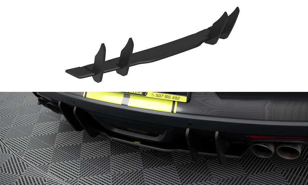 Diffusor Ford Mustang GT MK6 Zwart Street Pro