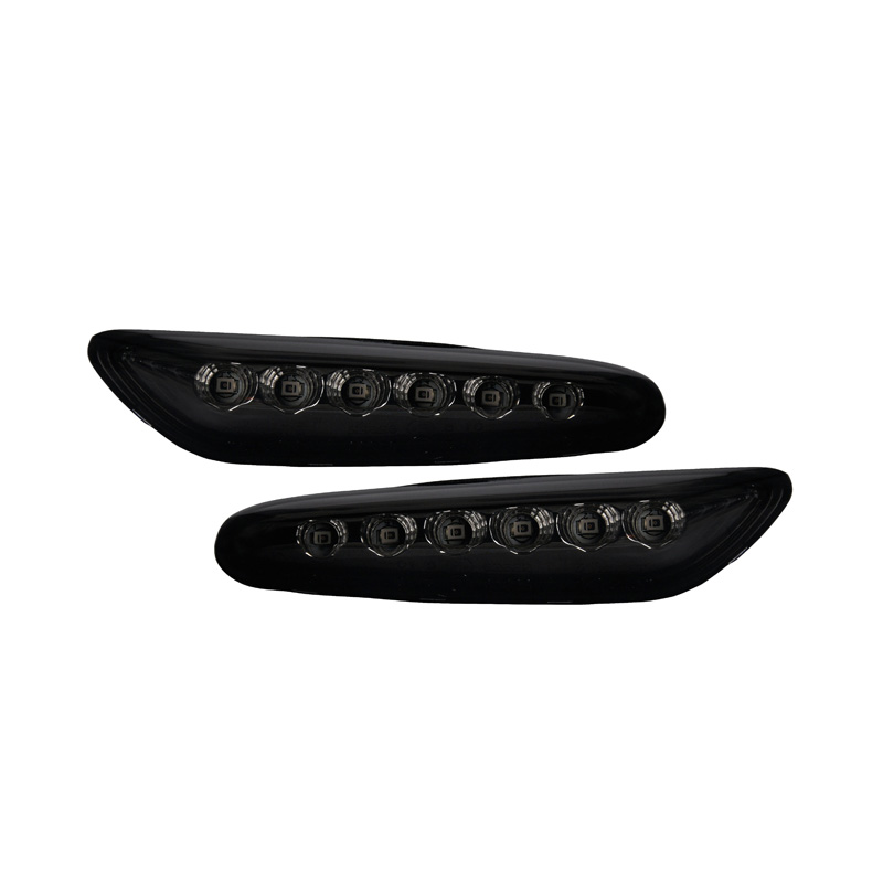 Set LED Zijknipperlichten (OE Plug)  BMW 1-Serie E8x / 3-Serie E9x / 5-Serie E6x - Rookgrijs