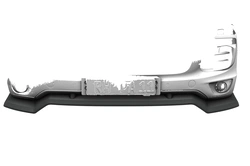 Voorspoiler Porsche Cayenne 92A – CSR Automotive Bekerspoilerlip Glanzend Zwart