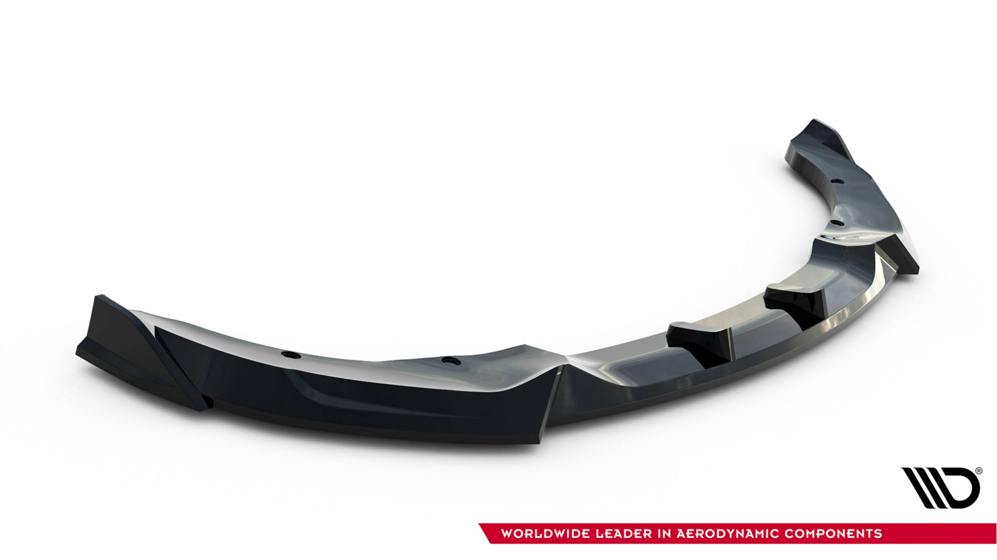 Street Pro Voorspoiler Dodge Charger RT Scat Pack Widebody MK3 Facelift Maxton Glanzend zwart