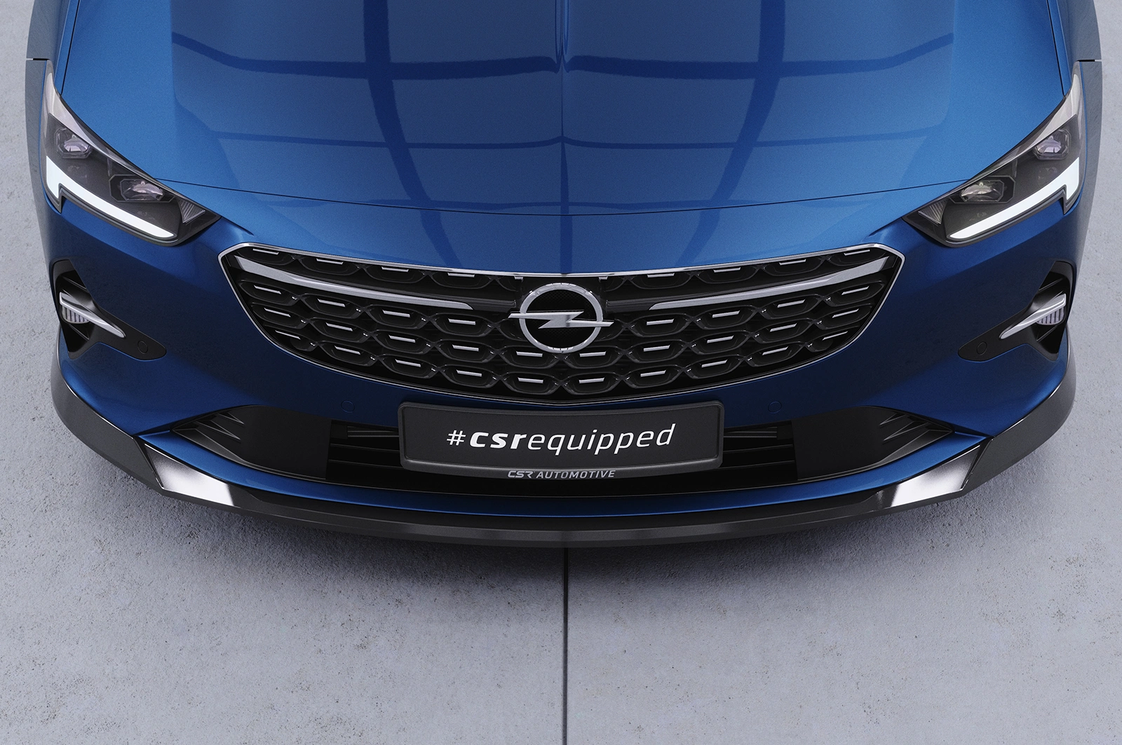 Voorspoiler Opel Insignia B CSR glans zwart (Facelift 2020–2022)