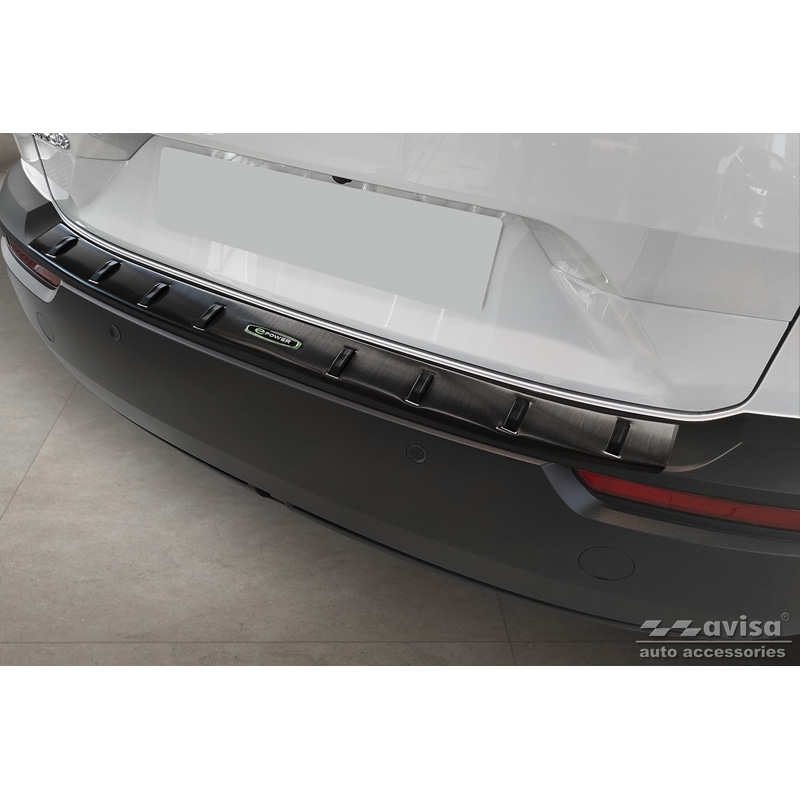 Zwart RVS Achterbumperprotector  Mazda MX-30 2020- 'STRONG EDITION'