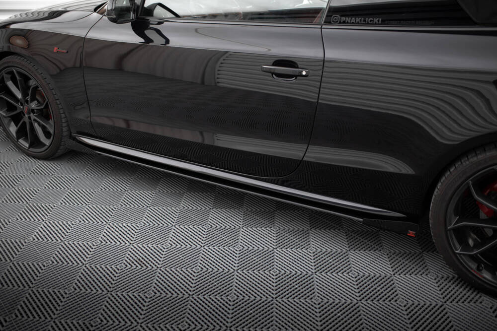 Zijskirts met Canards Street Pro Audi A5 S-Line / S5 Coupe / Cabrio Maxton