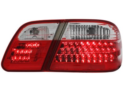 Luces traseras Mercedes E-Class W210 95-02 LED rojo/blanco