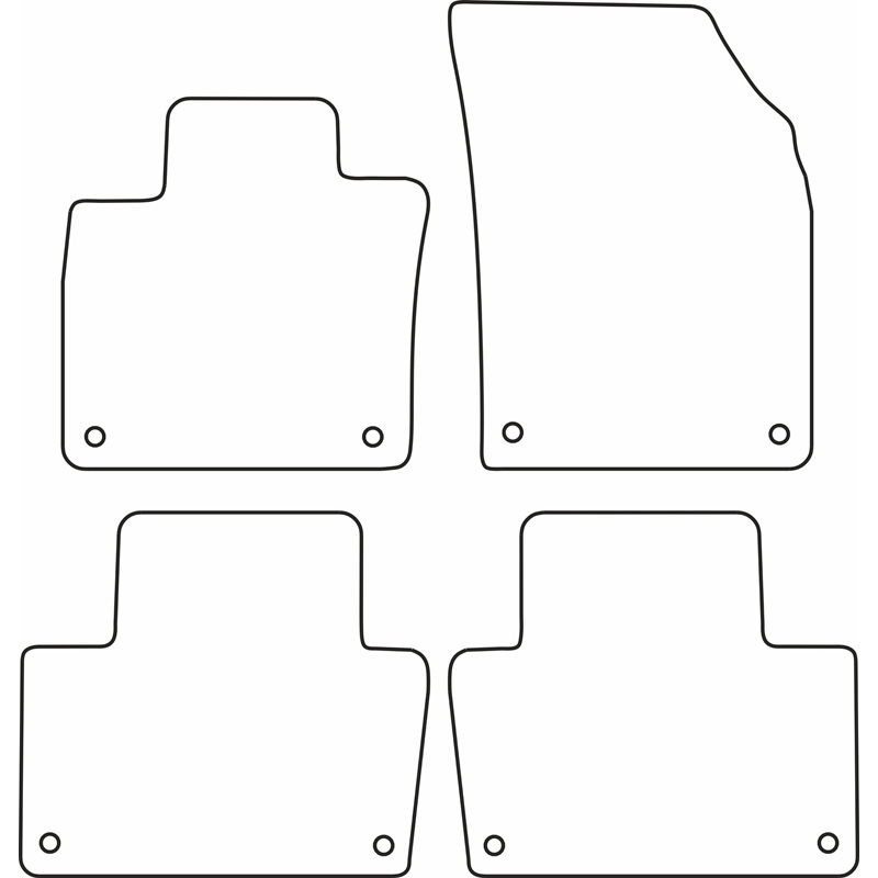 Automatten  Volvo XC90 2015- (4-delig)