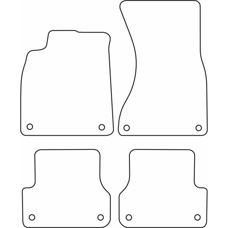 Automatten Velours  Audi A7 2010-2018