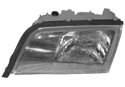 koplamp, Valeo, H1+H1+H3, pneum verstelb, links,-09/1996 Mercede