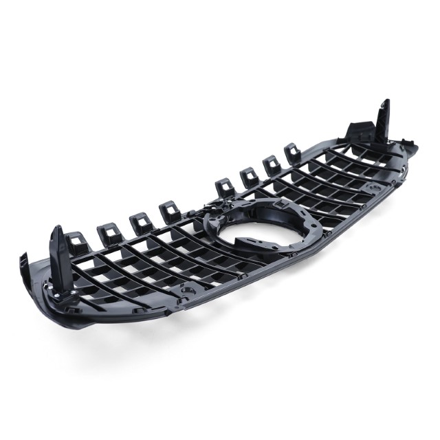 Grill Mercedes A klasse W177 / V177 GT-Look Glans Zwart chroom Camera