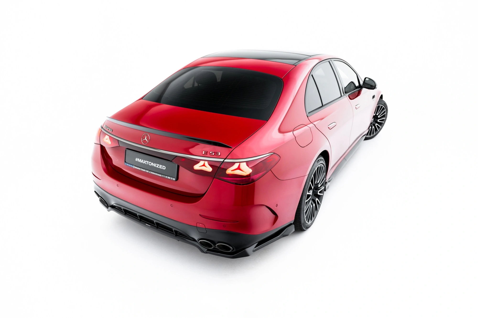 Bodykit Mercedes-AMG E53 Sedan W214 Maxton Glans Zwart