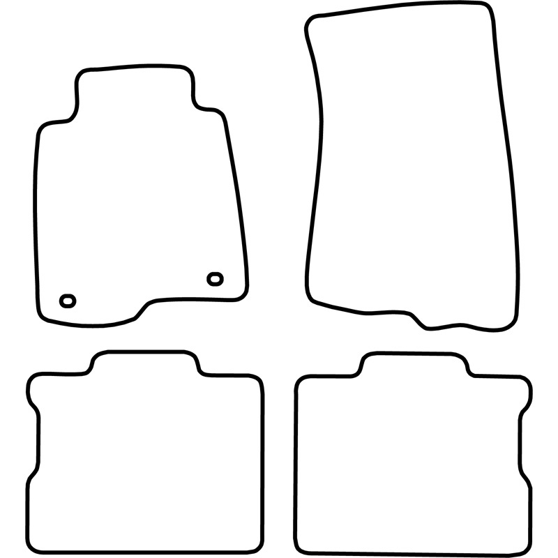 Automatten Velours  Volvo 240/260 1981-1993