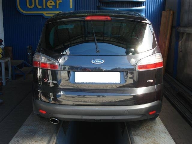Einddemper Ford S-max 2006-2013 RVS eindstuk 120x80mm Ovaal