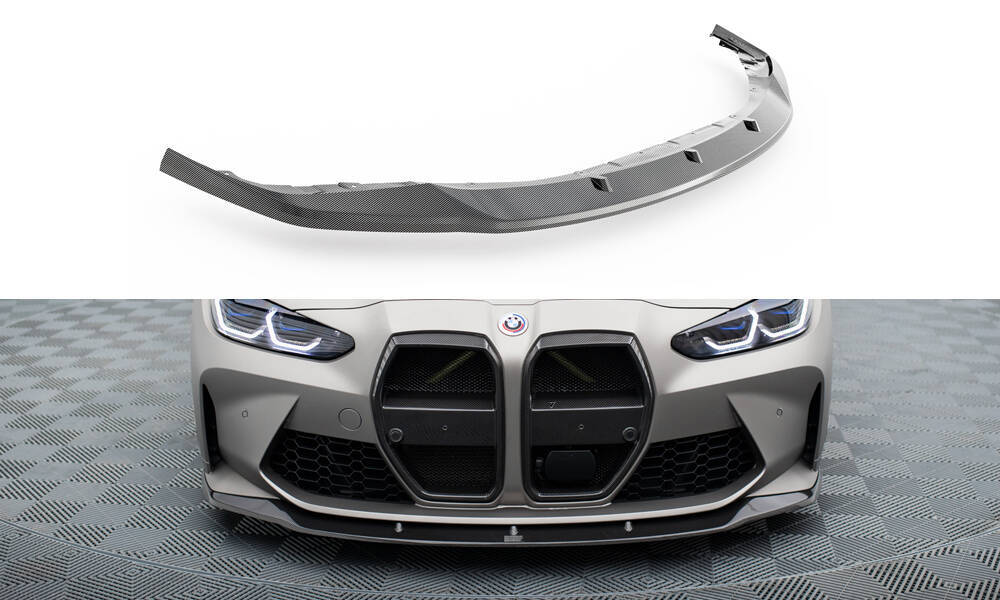Voorspoiler V.3 BMW M4 G82 / M3 G80 / G81 Maxton Carbon