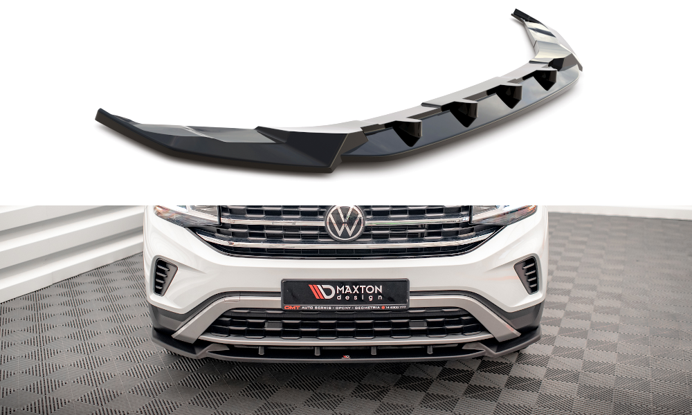 Voorspoiler V.1 Volkswagen Atlas Cross Maxton Glans Zwart