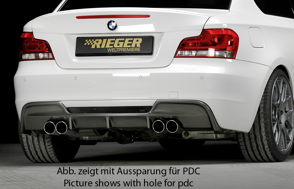 Achterbumper M Stijl BMW 1 serie Rieger