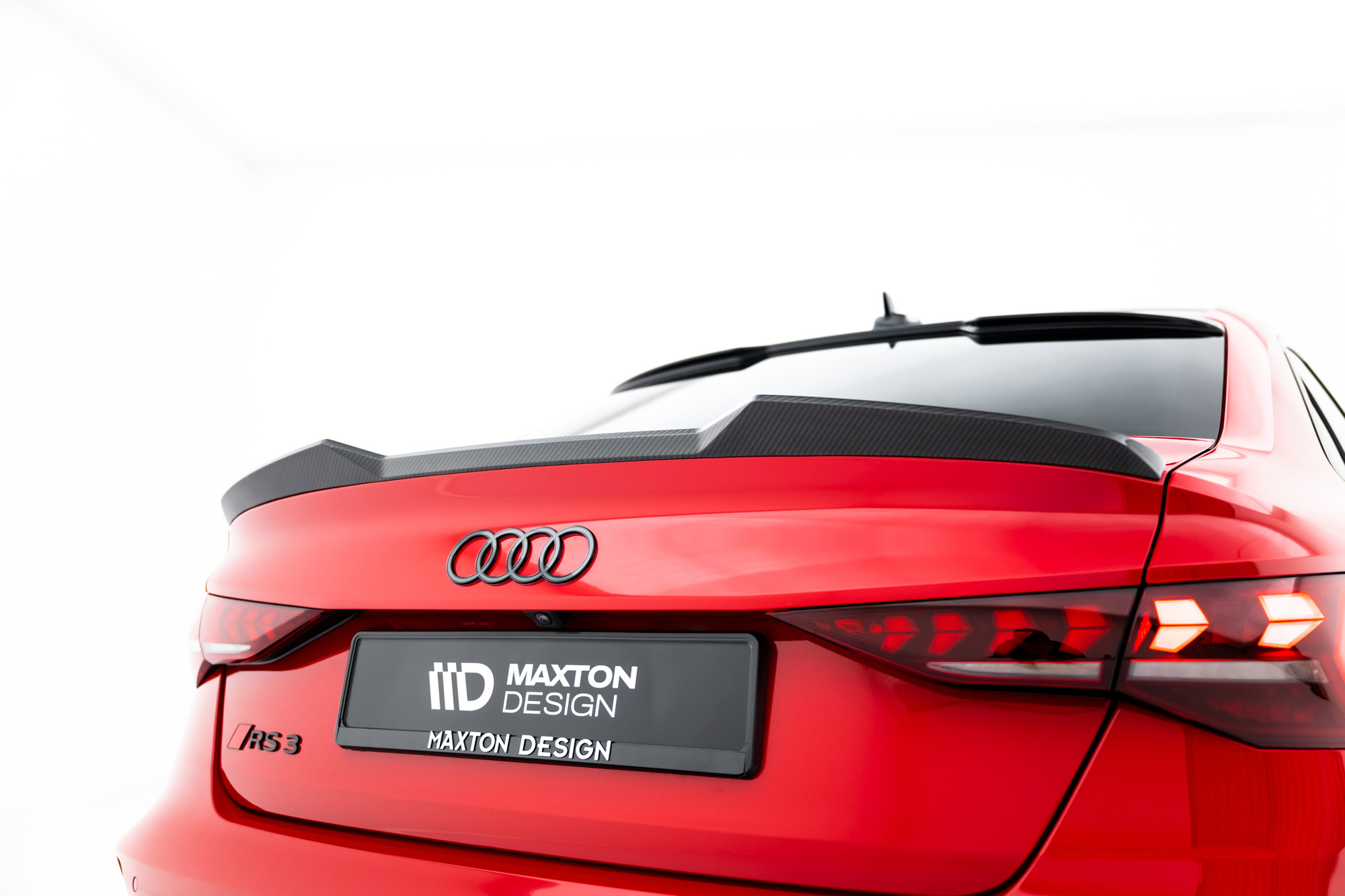 Prepreg Carbon Fiber Tailgate Spoiler Audi RS3 / S3 / A3 S-Line / A3 Sedan 8Y Facelift V.1