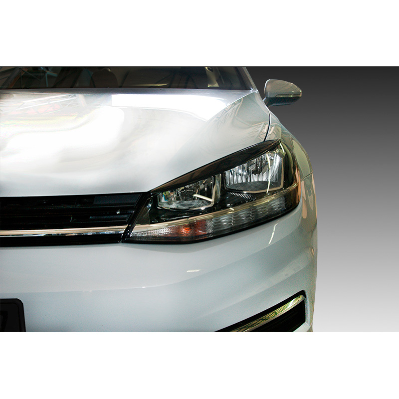 Koplampspoilers  Volkswagen Golf VII Facelift 2017- (ABS)