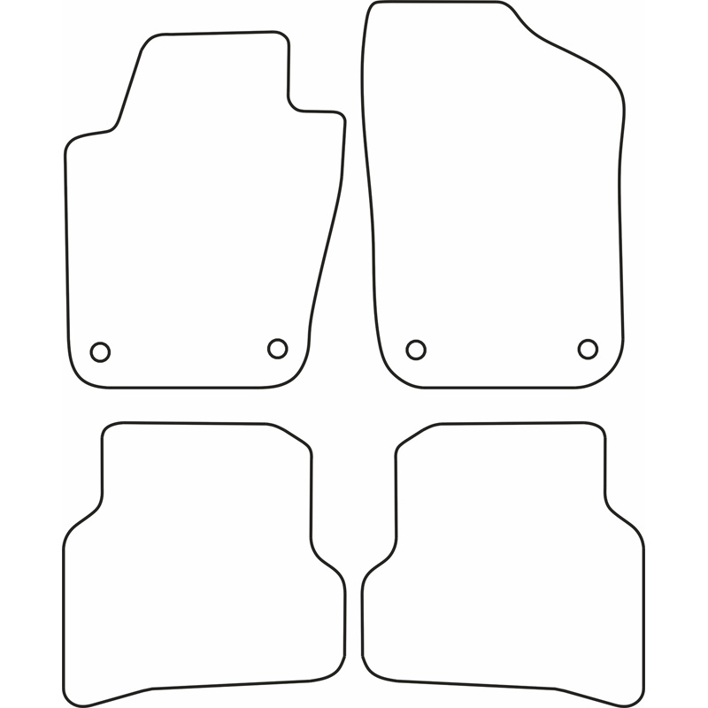 Automatten Seat Ibiza 6J 08-