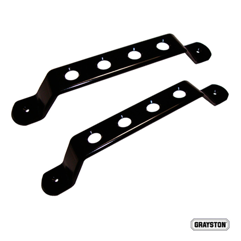 Set universele Racing deurgrepen - zwart aluminium