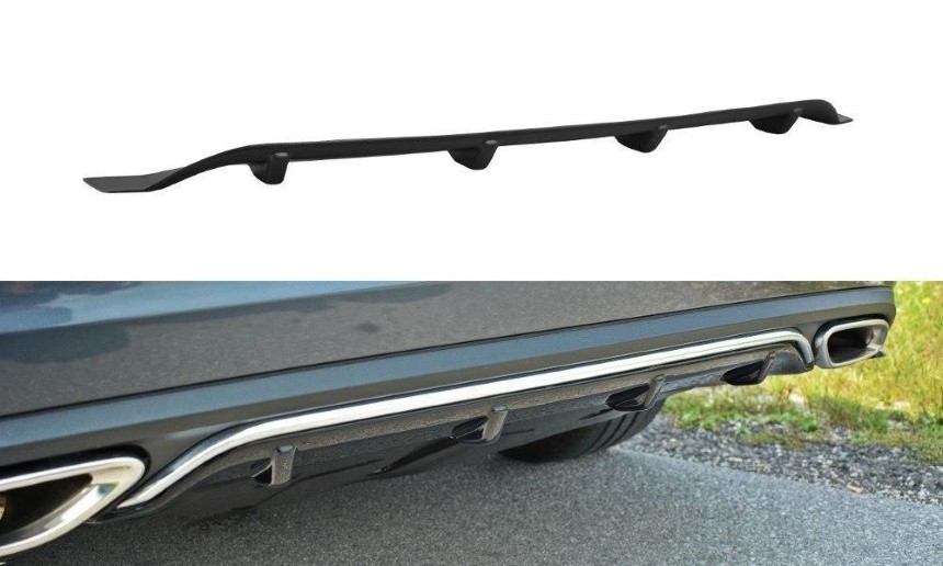 Diffuser Mercedes E W212 Maxton Design glans zwart