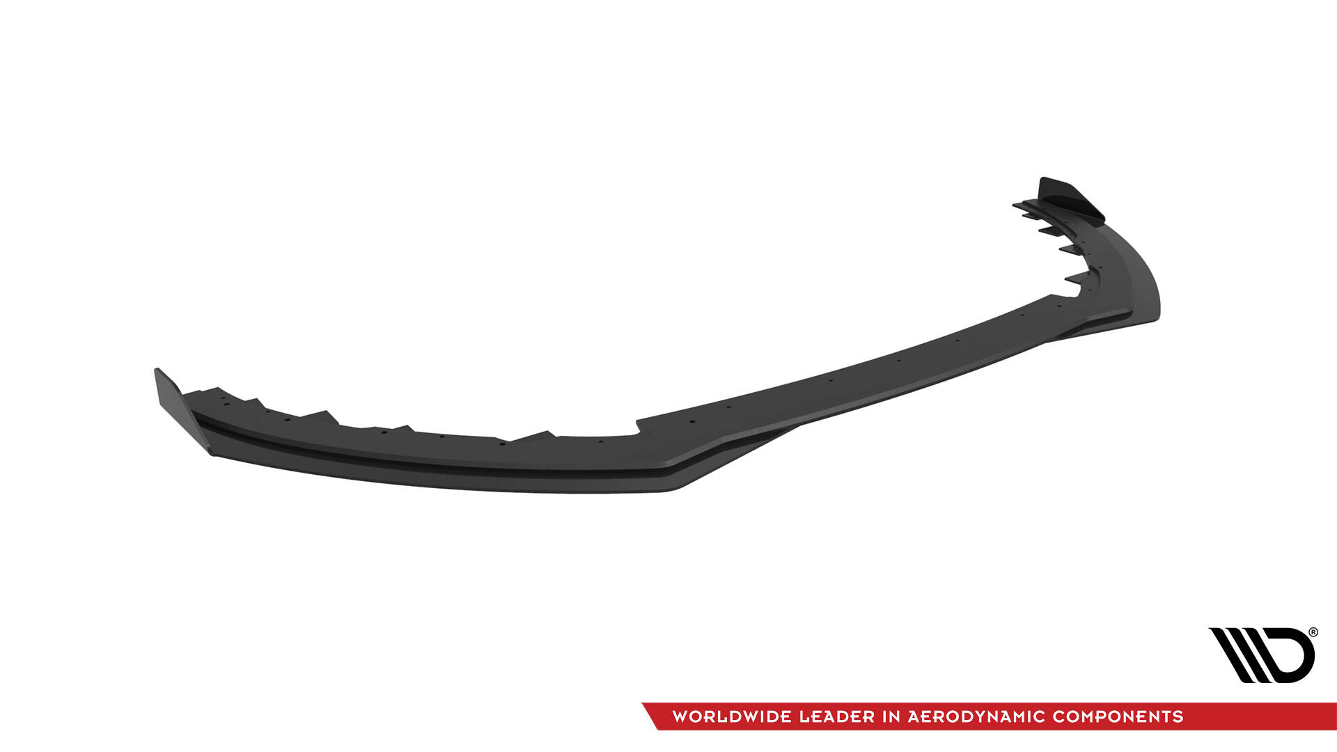 Street Pro Voorspoiler + Flaps Ford Focus ST MK3 Facelift Maxton Glanzend zwart
